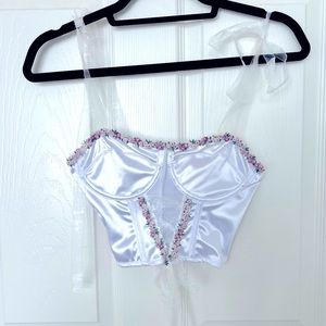 Sugar Thrillz Midsummer Dream Satin Bustier